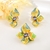 Picture of Featured Blue Flowers & Plants 2 Piece Jewelry Set Factory Supply