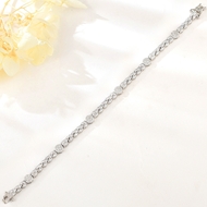 Picture of Low Price Platinum Plated 925 Sterling Silver Fashion Bracelet in Exclusive Design