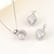 Picture of Amazing Love & Heart White 2 Piece Jewelry Set