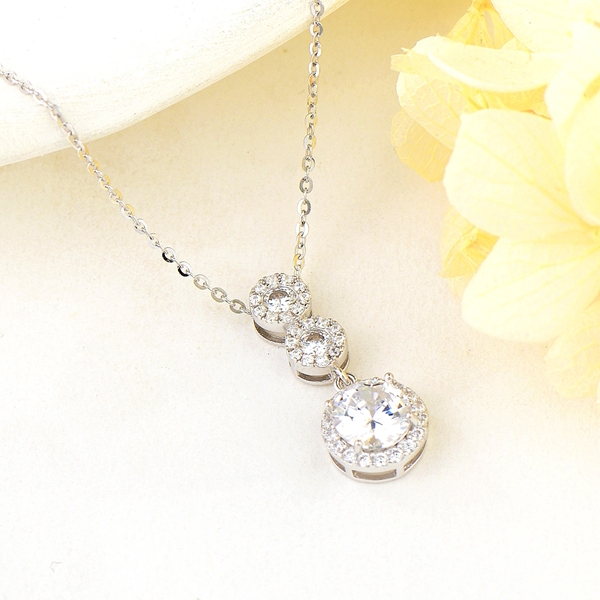 Picture of Party Cubic Zirconia Pendant Necklace with Speedy Delivery