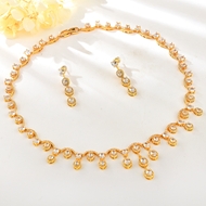 Show details for Nice Cubic Zirconia White 2 Piece Jewelry Set