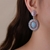 Picture of Luxury Purple Dangle Earrings for Female