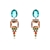 Picture of Distinctive Blue Luxury Dangle Earrings Online