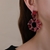 Picture of Sparkly Party Pink Dangle Earrings
