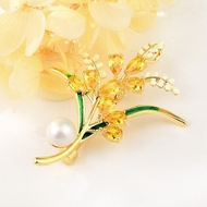 Show details for Party Gold Plated Brooche with Speedy Delivery