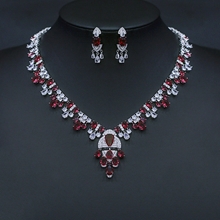 Show details for Reasonably Priced Copper or Brass Cubic Zirconia 2 Piece Jewelry Set for Female