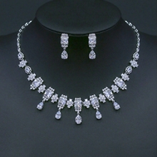 Show details for Fashion Cubic Zirconia Luxury 2 Piece Jewelry Set