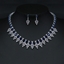 Show details for Luxury Platinum Plated 2 Piece Jewelry Set Online Only