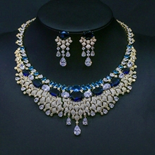Show details for Latest Flowers & Plants Blue 2 Piece Jewelry Set