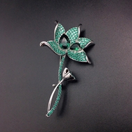 Show details for Fashion Swarovski Element Brooche for Girlfriend