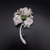 Picture of Great Value Green Fashion Brooche with Speedy Delivery