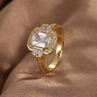 Picture of Sparkling Party White Fashion Ring