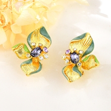 Show details for Party Artificial Crystal Dangle Earrings with Wow Elements