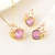 Picture of Shop Gold Plated Purple 2 Piece Jewelry Set with Wow Elements