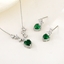 Show details for Delicate Platinum Plated 2 Piece Jewelry Set with Full Guarantee