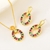 Picture of New Cubic Zirconia Delicate 2 Piece Jewelry Set