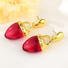 Show details for Unique Resin Geometric Dangle Earrings