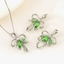Show details for Unique Artificial Crystal Classic 2 Piece Jewelry Set