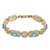 Picture of Luxury Blue Fashion Bracelet Online Only