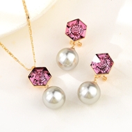 Show details for Party Fashion 2 Piece Jewelry Set with Worldwide Shipping