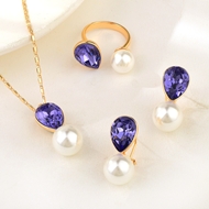 Show details for Fancy Geometric Party 3 Piece Jewelry Set