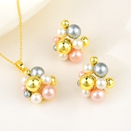 Show details for Classic Artificial Pearl 2 Piece Jewelry Set with Worldwide Shipping Show details for Classic Artificial Pearl 2 Piece Jewelry Set with Worldwide Shipping
