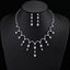 Show details for Funky Flowers & Plants Cubic Zirconia 2 Piece Jewelry Set