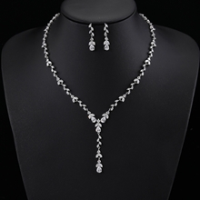 Show details for Fancy Flowers & Plants Cubic Zirconia 2 Piece Jewelry Set