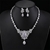 Picture of Sparkly Party White 2 Piece Jewelry Set