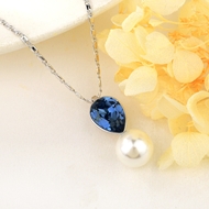 Show details for Party Swarovski Element Pendant Necklace with Beautiful Craftmanship Show details for Party Swarovski Element Pendant Necklace with Beautiful Craftmanship