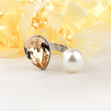 Show details for Sparkly Party Platinum Plated Fashion Ring