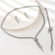 Show details for Luxury Copper or Brass 3 Piece Jewelry Set with No-Risk Return