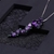 Picture of Designed Italian craftsmanship 925 silver inlaid dazzling luxury banquet style exaggerated amethyst handmade jewelry necklace